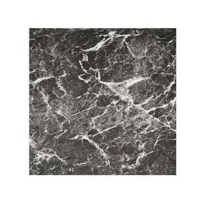Smoke Marble Black Vinyl Floor Tiles 20 PCs Self Adhesive Flooring - Actual Size
